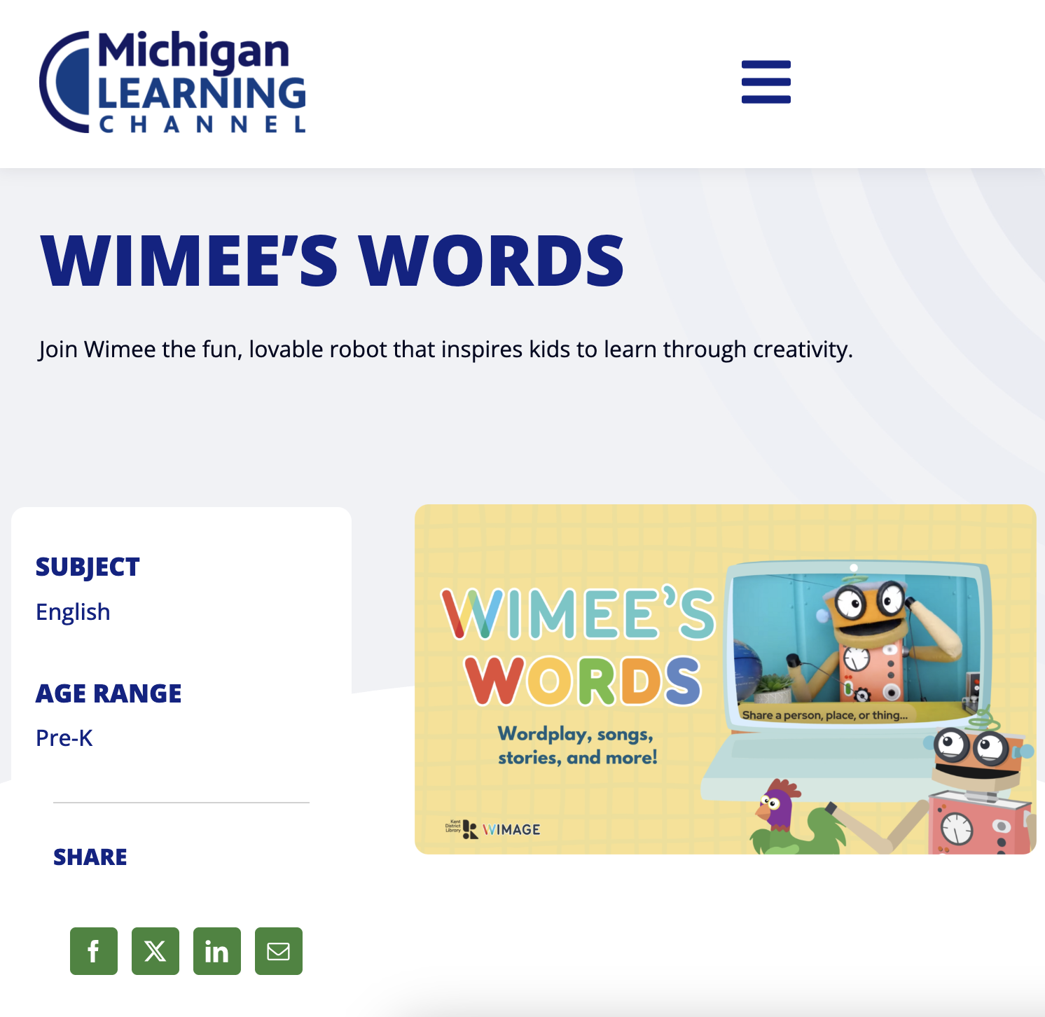 Wimee's Words